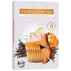 Свеча чайная ароматизированная Bispol Ванильный кекс 1.5 см 6 шт (p15-202)