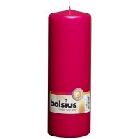 Свеча цилиндр Bolsius фуксия 20 см (70/200-039)