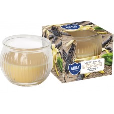 Свеча ароматическая в стекле Ванильная мечта Bispol (sn69-349)