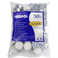Свечи чайные Bispol Classic Tealights 1,5 см 50 шт (p15-50)