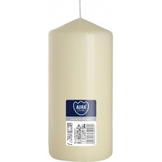 Свеча цилиндр кремовая Bispol 15 см (sw70/150-011)