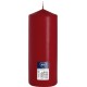 Свеча цилиндр бордовая Bispol 20 см (sw80/200-036)
