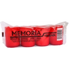 Лампадки красные в пластиковом стакане Bispol 4 шт 6 см (р50-a4-030)