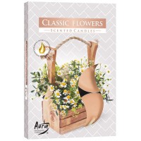 Свеча чайная ароматизированная Bispol ромашки 1.5 см 6 шт (p15-336)