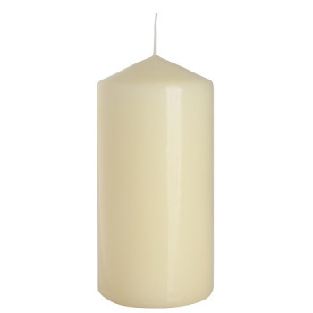 Свічка циліндр кремова 12 см (sw60/120-011)