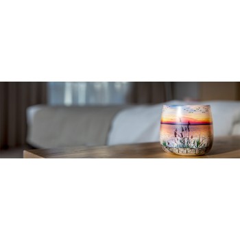 Свеча ароматическая в стекле Bispol Релакс 7 см (sn71s-32)