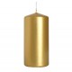 Свеча цилиндр золотая Bispol 10 см (sw50/100-213)