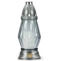 Лампадка в склі прозора 24 см (632-000)