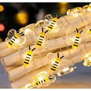 Светодиодная гирлянда пчёлка 3 м 30 led на батарейках