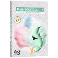 Свеча чайная ароматизированная Bispol сладкая вата 1.5 см 6 шт (p15-320)