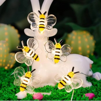 Светодиодная гирлянда пчёлка 3 м 30 led на батарейках