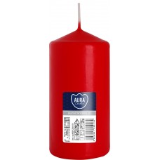 Свеча цилиндр красная Bispol sw60/120-030 12 см