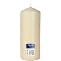 Свеча цилиндр кремовая Bispol 20 см (sw80/200-011)