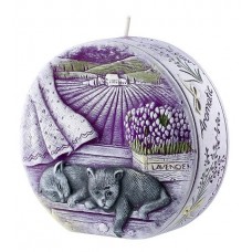 Свеча подарочная ароматическая лаванда 11.5 см