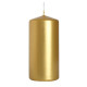 Свічка циліндр золотиста 10 см (sw50/100-213)