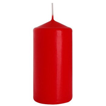 Свічка циліндр червона sw60/120-030 12 см