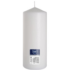Свічка циліндр біла 20 см (sw80/200-090)