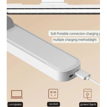 LED лампа світильник на магніті з акумулятором та пультом 31 см