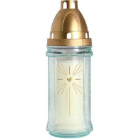 Лампадка прозора в склі Bispol 3 дні 22 см (3004)