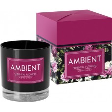Свеча ароматизированная Bispol Восточные цветы ambient 8,5 см (sn81-095-272)
