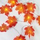 Светодиодная гирлянда кленовый лист на батарейках 6 м 40 led