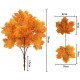 Ветка искусственный осенний кленовый лист 39 см.