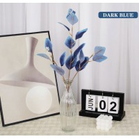 Штучне листя евкаліпта колір синій 48 см