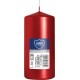 Свічка циліндр червоний металік 10 см (sw50/100-230)