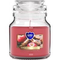 Свеча ароматизированная Bispol яблоко-корица 10 см (snd71-87)