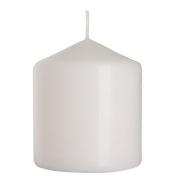 Свічка циліндр біла 9 см (sw80/90-090)