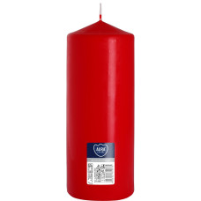 Свічка циліндр червона 20 см (sw80/200-030)