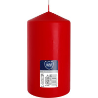 Свічка циліндр червона 15 см (sw80/150-030)