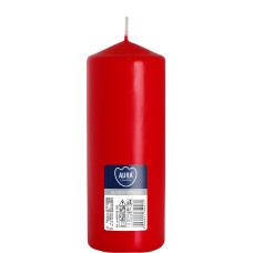 Свічка циліндр червона 15 см (sw60/150-030)