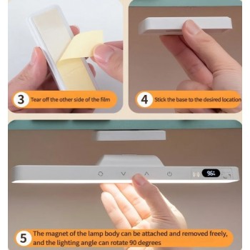 LED лампа на магніті з акумулятором та пультом 29 см