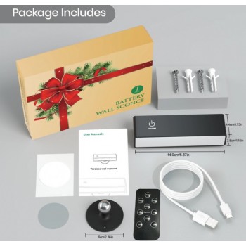 LED лампа на магніті з акумулятором та пультом чорна