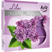 Свеча чайная ароматизированная Bispol Сирень 2.35 см 4 шт (р40-38)