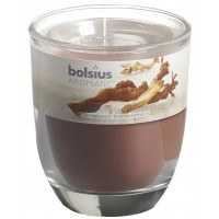 Свеча сандаловое дерево ароматическая в стекле Bolsius (57549)