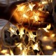 Светодиодная гирлянда звезда 1,5 м 10 led на батарейках
