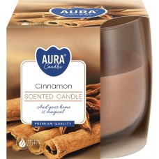 Свеча ароматическая в стекле Bispol Корица 7 см (sn71-65)