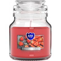 Свеча ароматизированная Bispol Клубника 10 см (snd71-73)