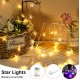 Светодиодная гирлянда звезда 1,5 м 10 led на батарейках