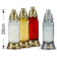 Лампадка в стекле желтая