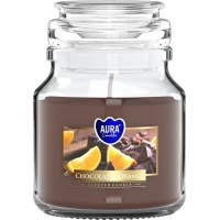 Свеча ароматизированная шоколад апельсин Bispol 10 см (snd71-340)