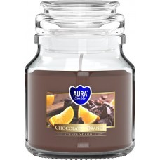 Свеча ароматизированная шоколад апельсин Bispol 10 см (snd71-340)