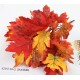 Ветка искусственный осенний кленовый лист 39 см.