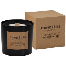 Аромасвеча кедровое дерево и ваниль Bispol 10 см (sn100-81)