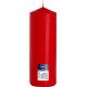 Свічка циліндр червона 25 см (sw80/250-030)