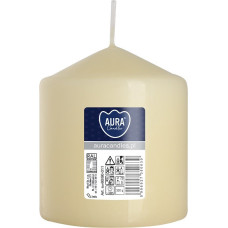 Свічка циліндр кремова 9 см (sw80/90-011)