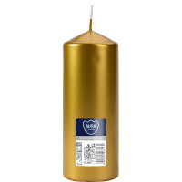 Свічка циліндр золотиста 15 см (sw60/150-213)