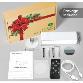 LED лампа на магніті з акумулятором та пультом біла